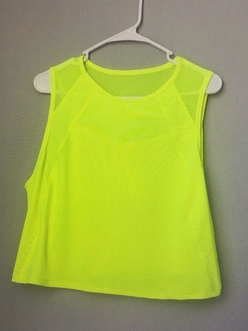 Neon Yellow Women's Sleeveless Performance Tank